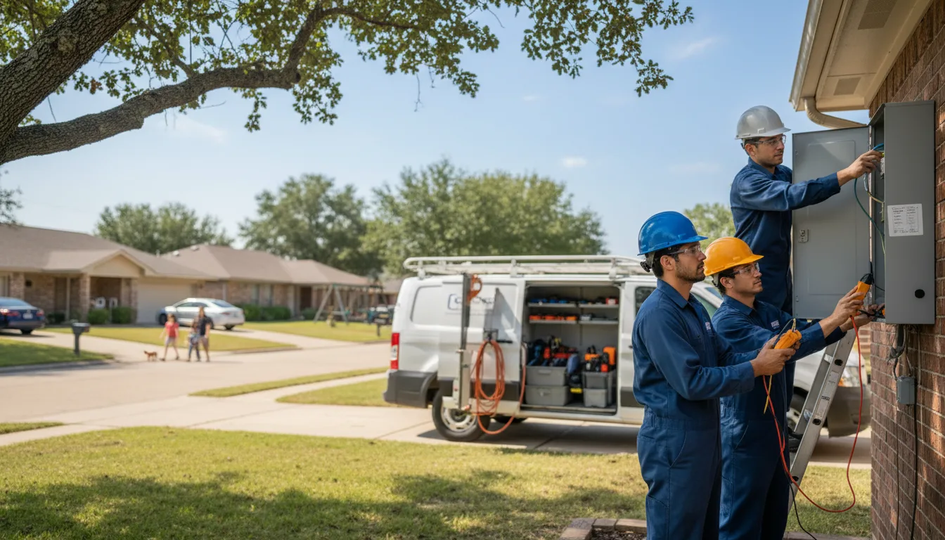 Certified electrician providing emergency electrical services in Feasterville Trevose, PA